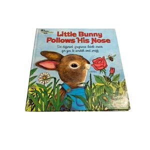 Little bunny follows his nose book hardcover